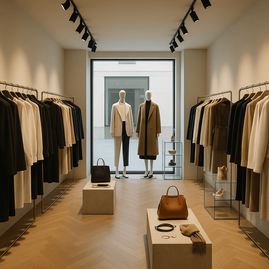 Clothing Boutique startup costs illustration — typical equipment and setup