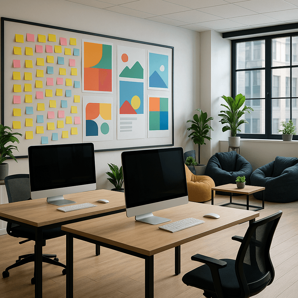 Marketing Agency startup costs illustration — typical equipment and setup