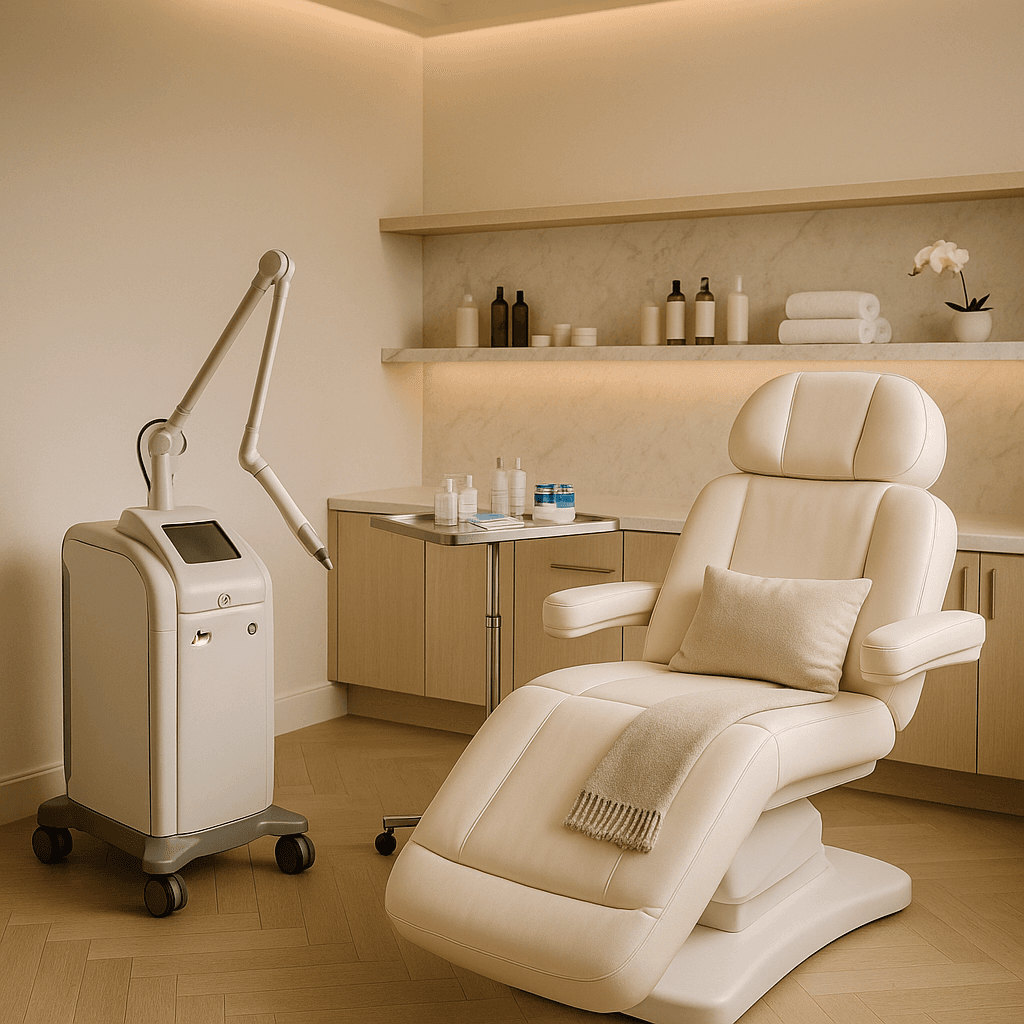 Med Spa startup costs illustration — typical equipment and setup