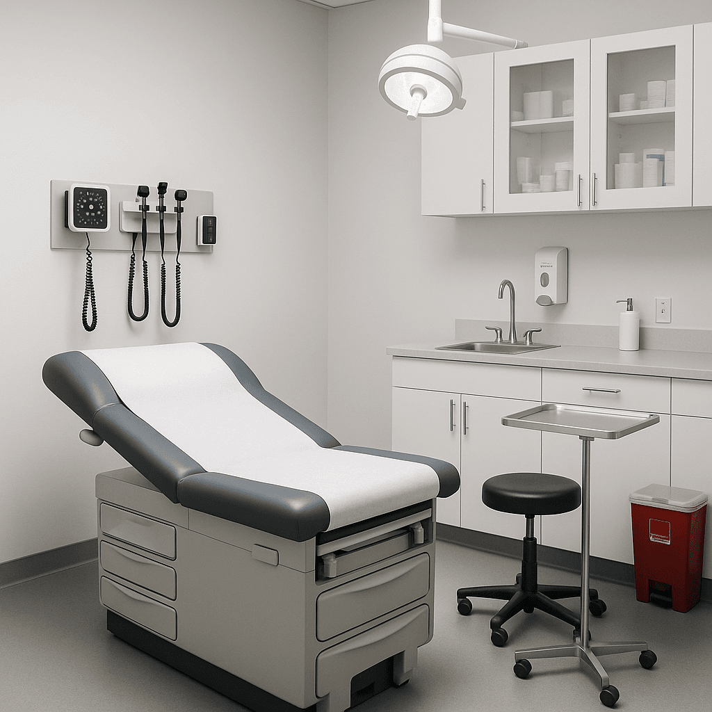 Medical Practice startup costs illustration — typical equipment and setup