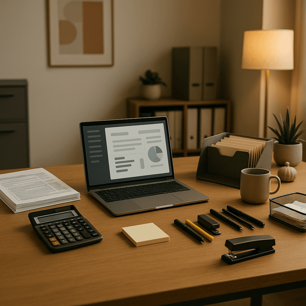 Tax Preparation Business startup costs illustration — typical equipment and setup