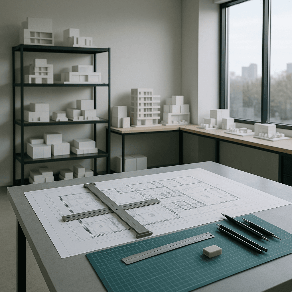 Architecture Firm startup costs illustration — typical equipment and setup