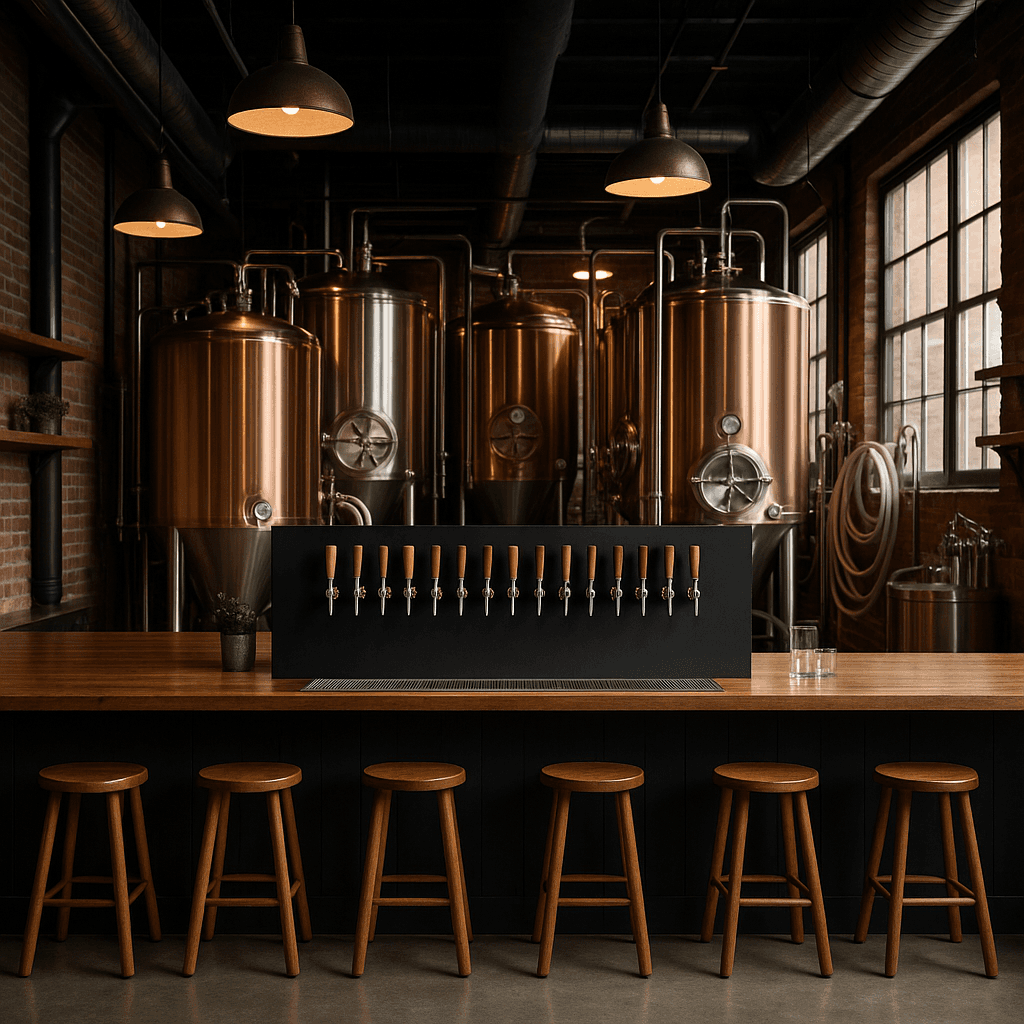 Brewery / Microbrewery startup costs illustration — typical equipment and setup