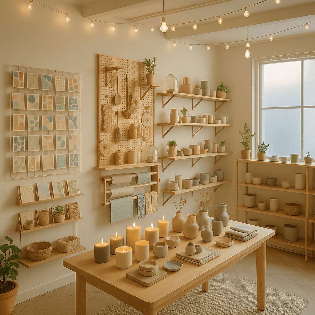 Gift Shop startup costs illustration — typical equipment and setup