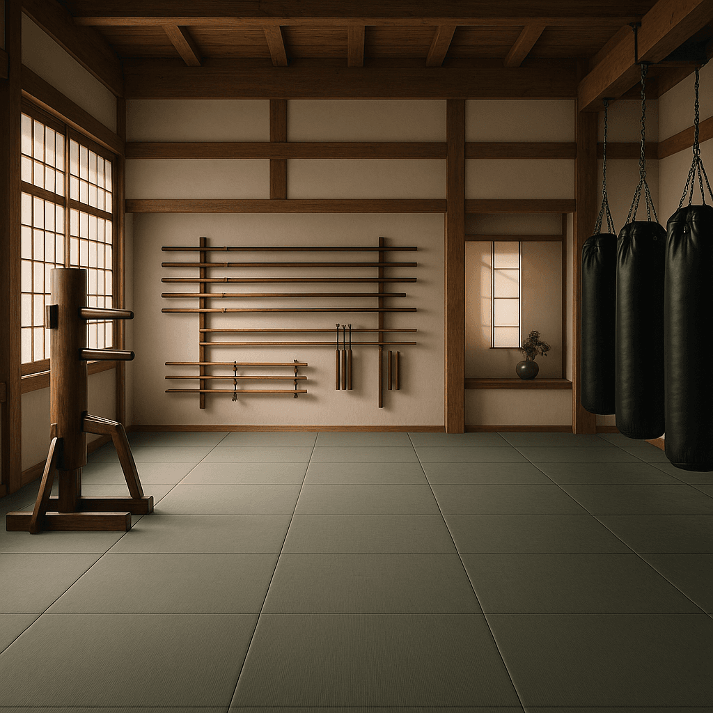 Martial Arts Studio startup costs illustration — typical equipment and setup