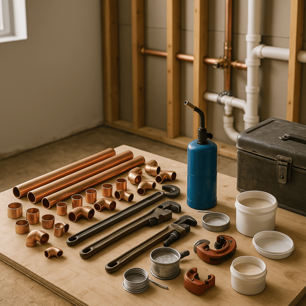 Plumbing Business startup costs illustration — typical equipment and setup