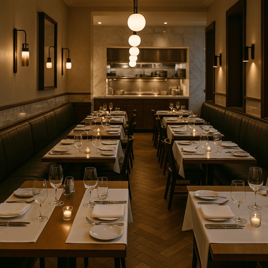 Restaurant startup costs illustration — typical equipment and setup